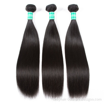 100% Full Cuticle Aligned Grade 10A Inian Virgin Human Hair Bundles Raw Unprocessed Natural Indian Temple Hair